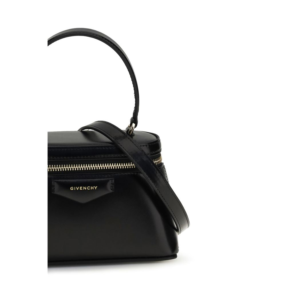 Bolso de mano Givenchy de piel de becerro negra Bos Taurus