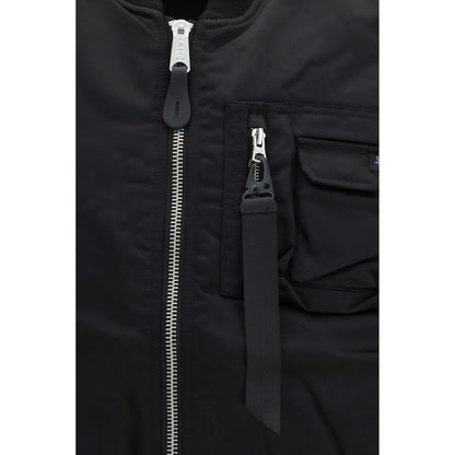 ALPHA INDUSTRIES Black Nylon Jacket