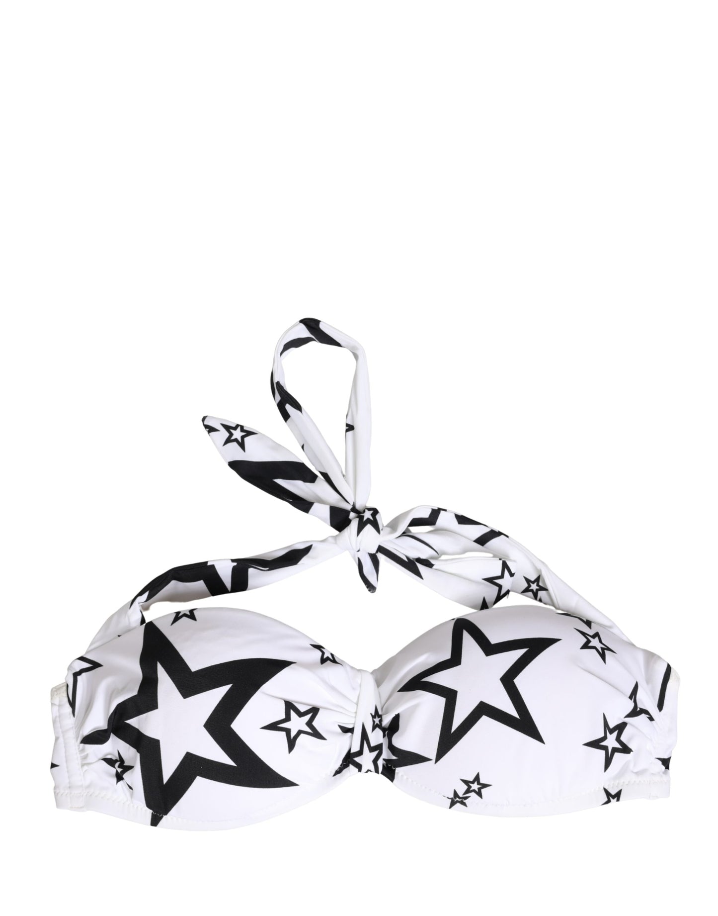 Ropa interior Dolce & Gabbana Millenials Star acolchada tipo bandeau blanca