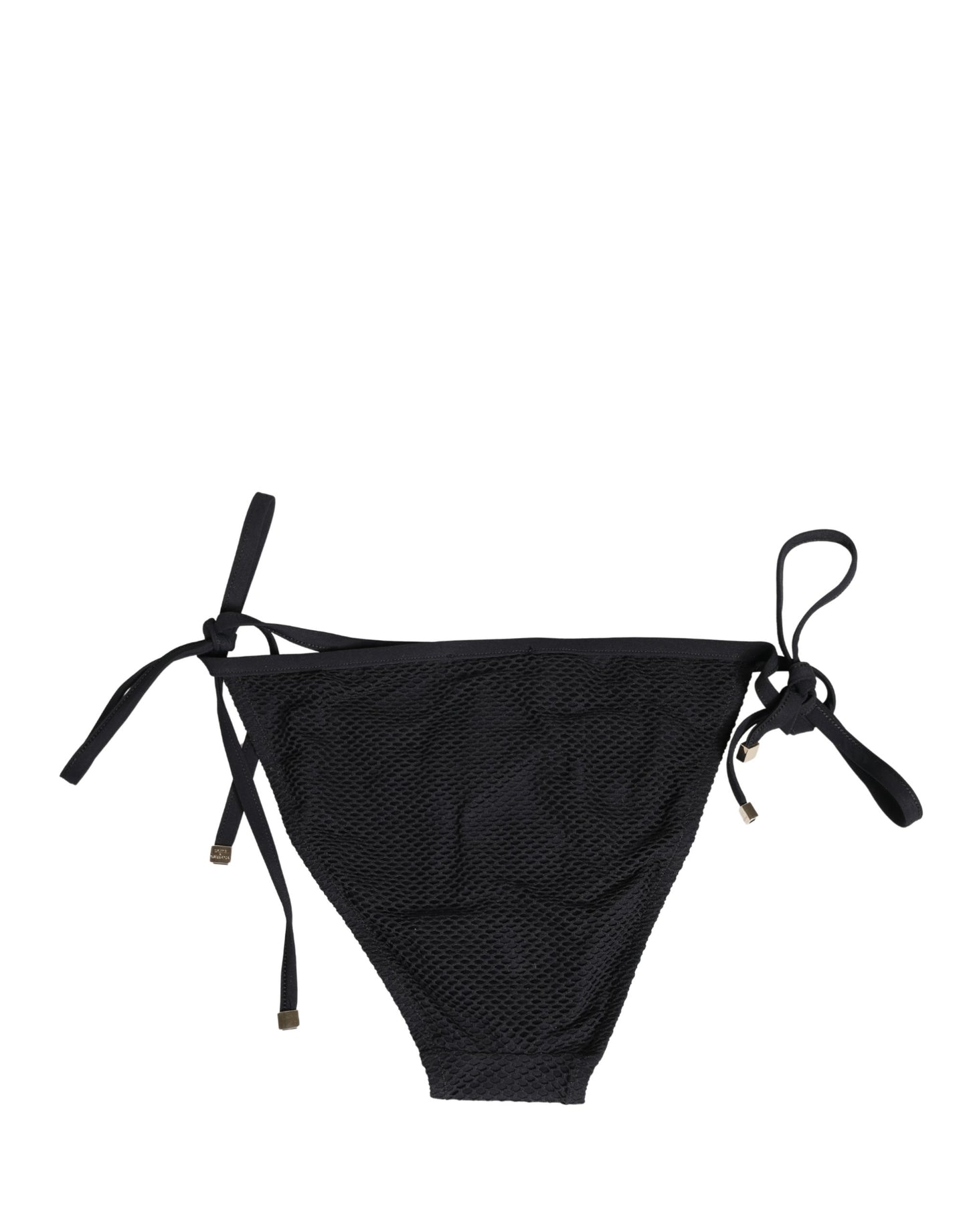 Maillot de bain bas de bikini Dolce & Gabbana noir à nouer sur les côtés