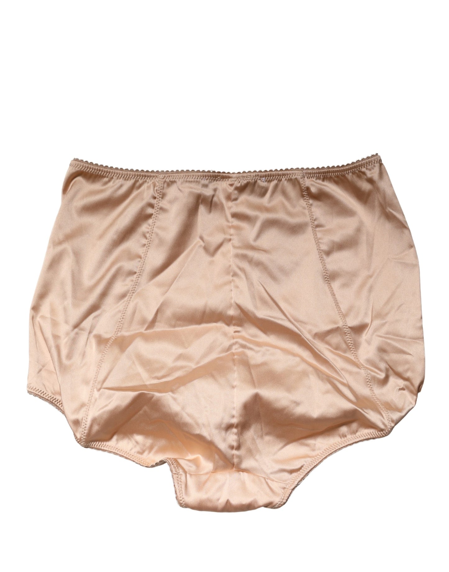 Braga Faja de Talle Alto de Seda Beige Mezclada Dolce & Gabbana