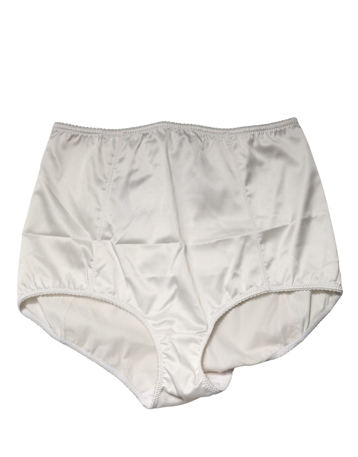Faja Panty de Talle Alto de Seda Blanca Dolce & Gabbana