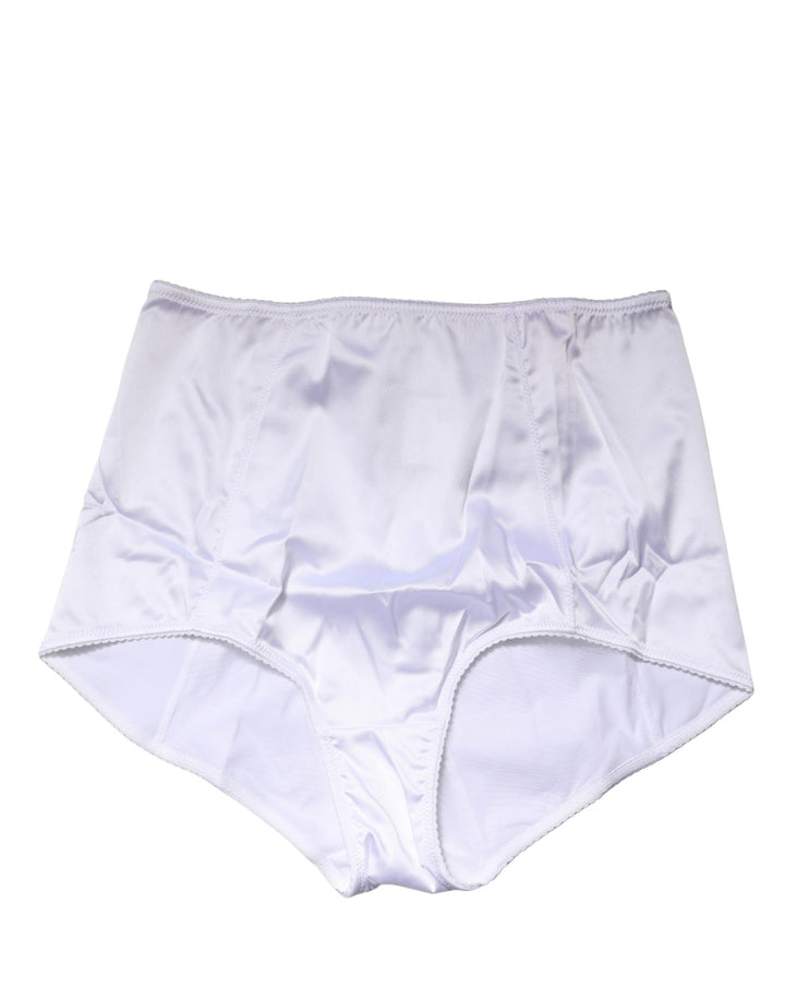Ropa Interior Faja de Talle Alto de Seda Blanca Dolce & Gabbana