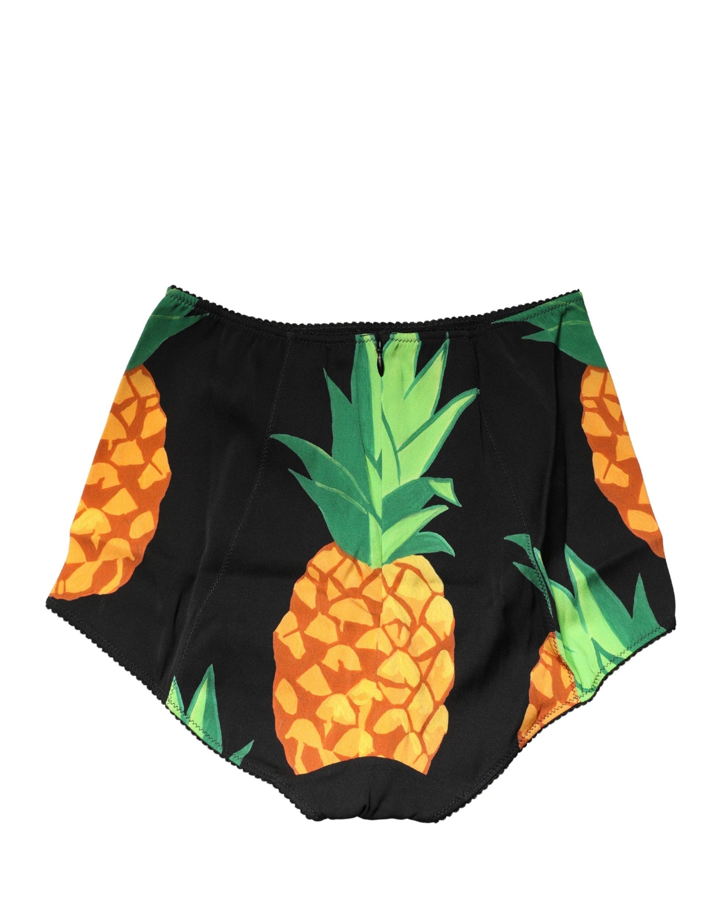 Culotte Gainante Taille Haute Ananas Noirs Dolce & Gabbana