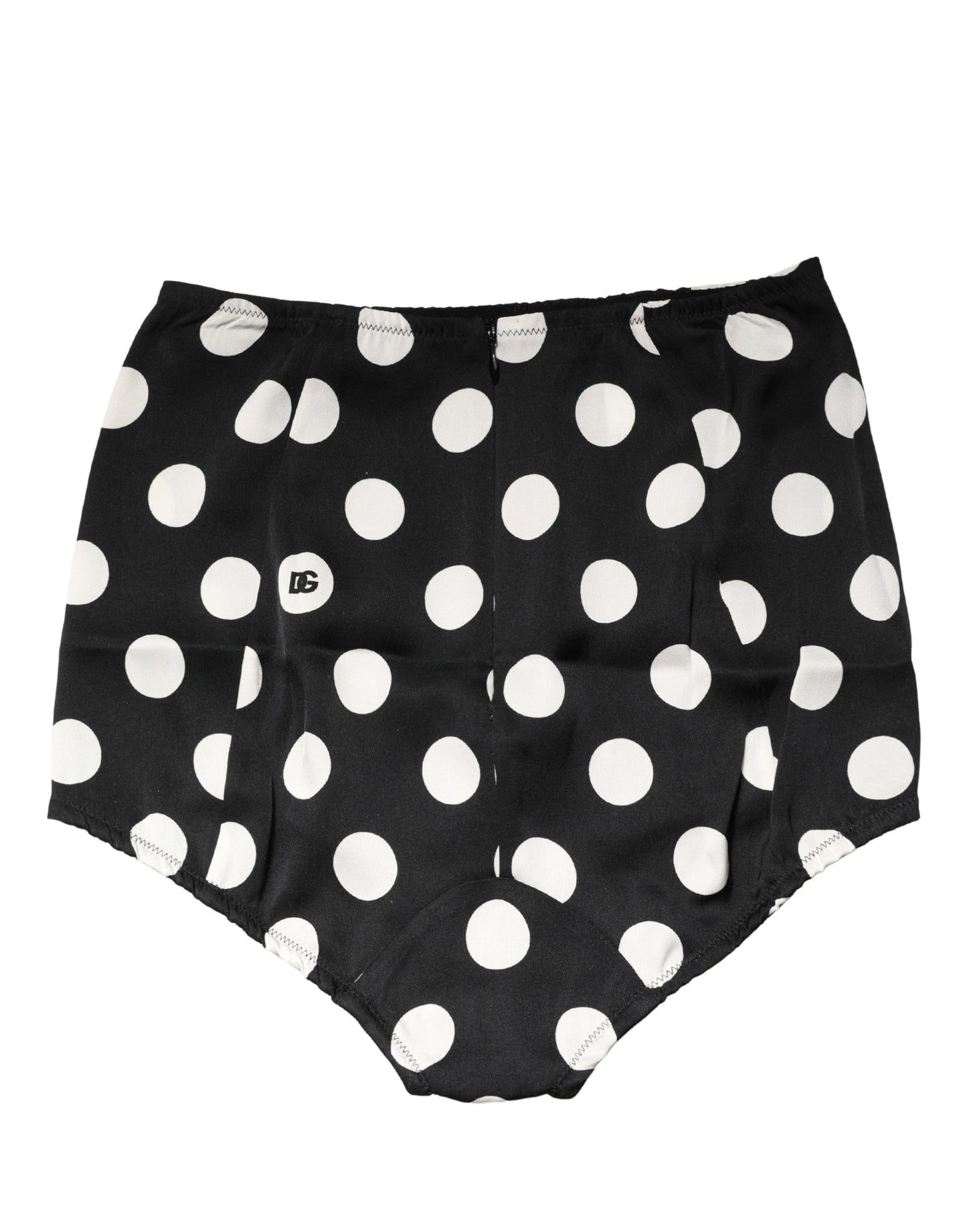 Dolce & Gabbana Bragas Faja de Talle Alto con Estampado de Puntos Negros