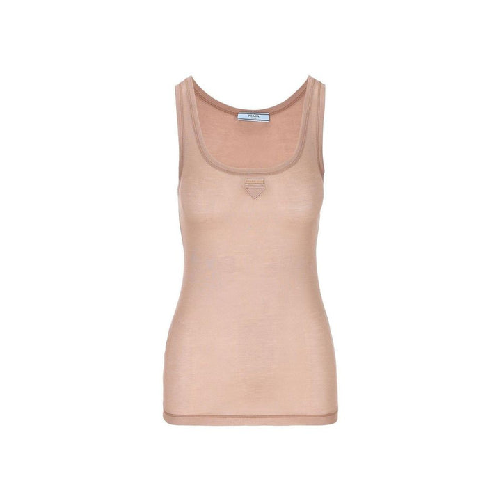 Prada Multicolor Silk Tank Tops