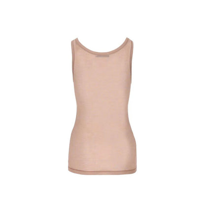 Tops sin mangas de seda multicolor Prada