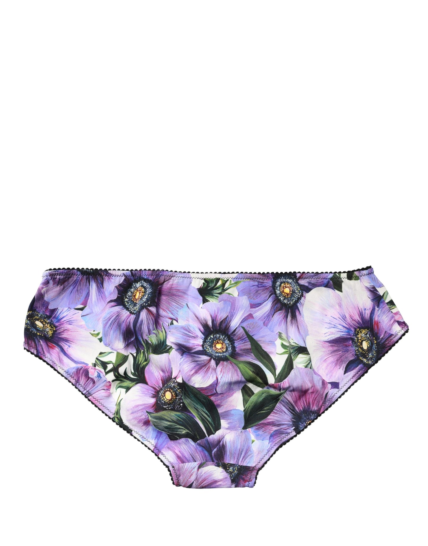 Culotte Dolce & Gabbana multicolore florale taille mi-haute