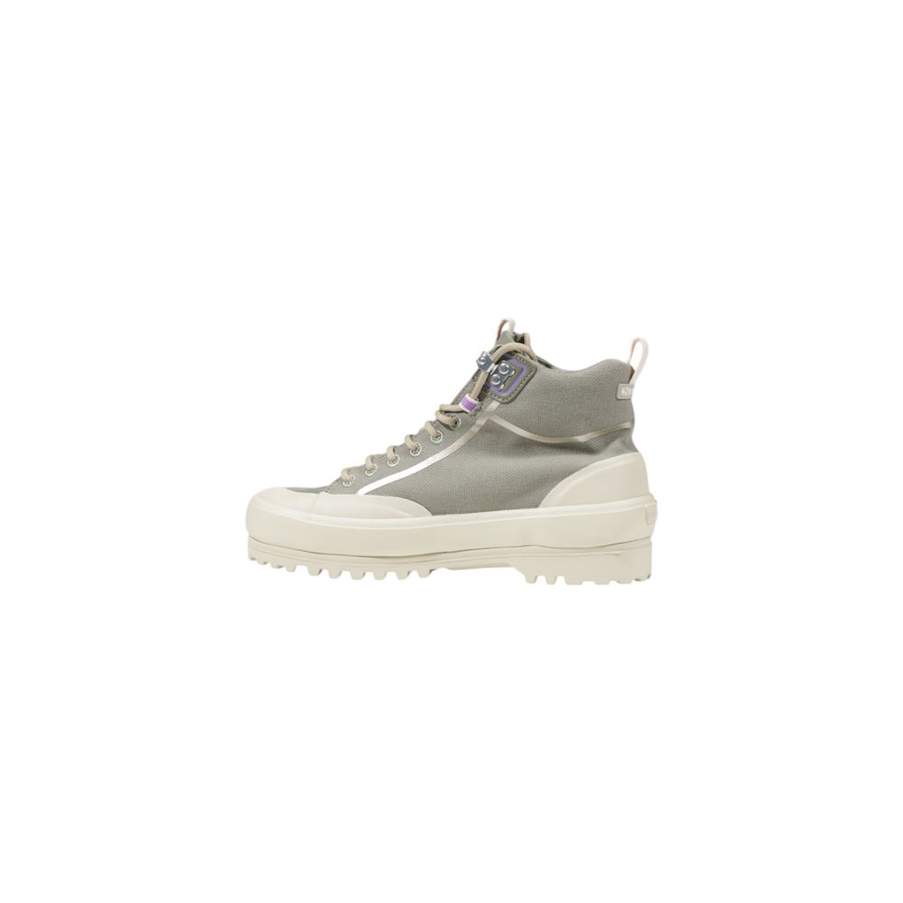 Superga Green Fabric Athletic Sneakers