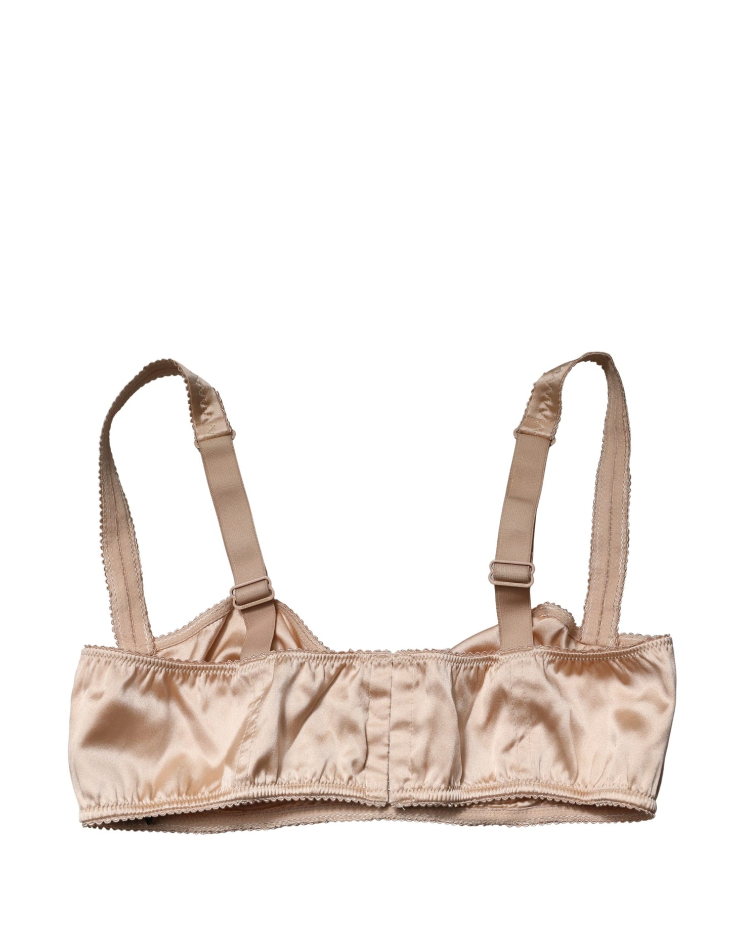 Soutien-gorge balconnet Dolce & Gabbana beige semi-rembourré à armatures