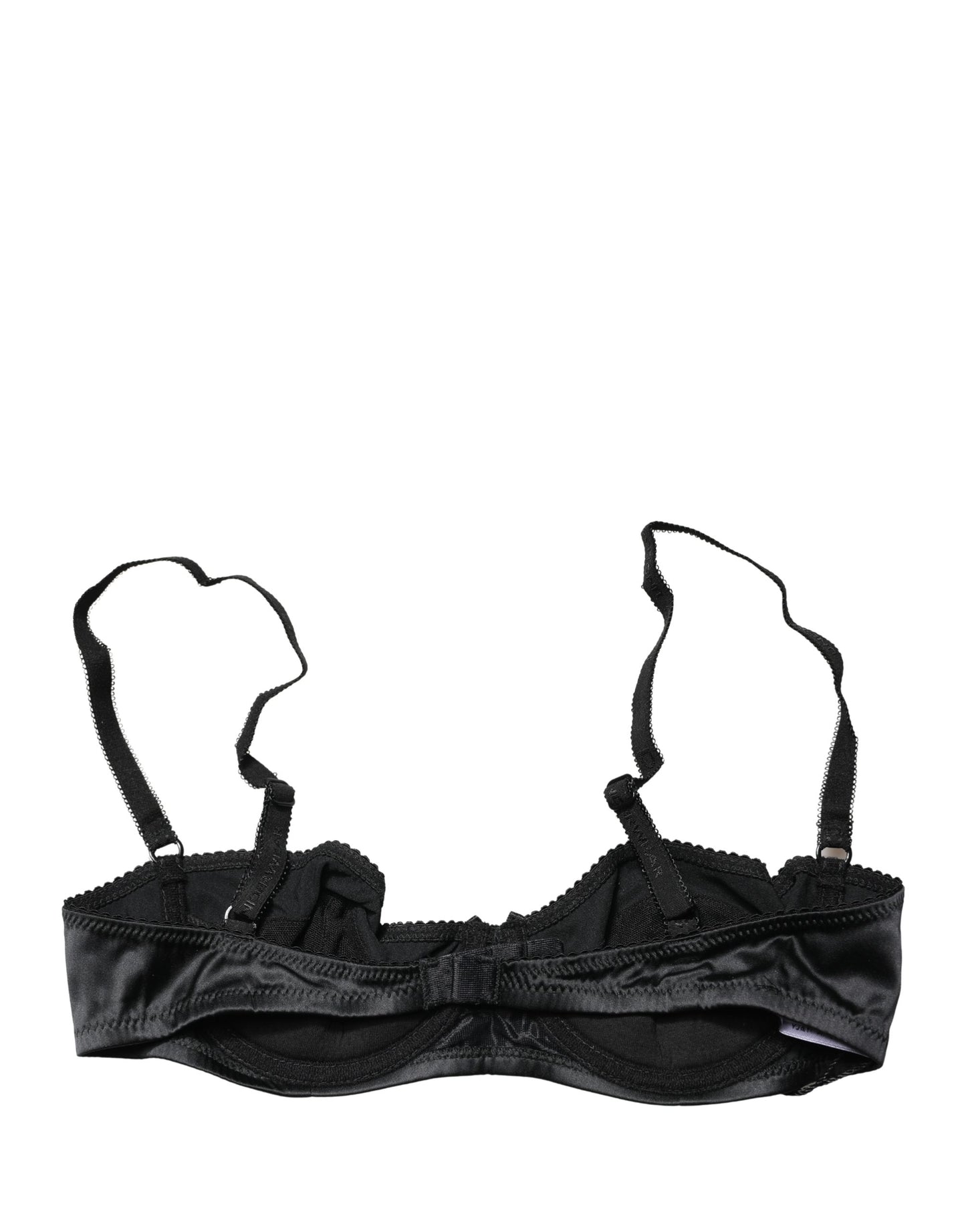 Soutien-gorge balconnet Dolce & Gabbana noir avec armatures semi-rembourrées