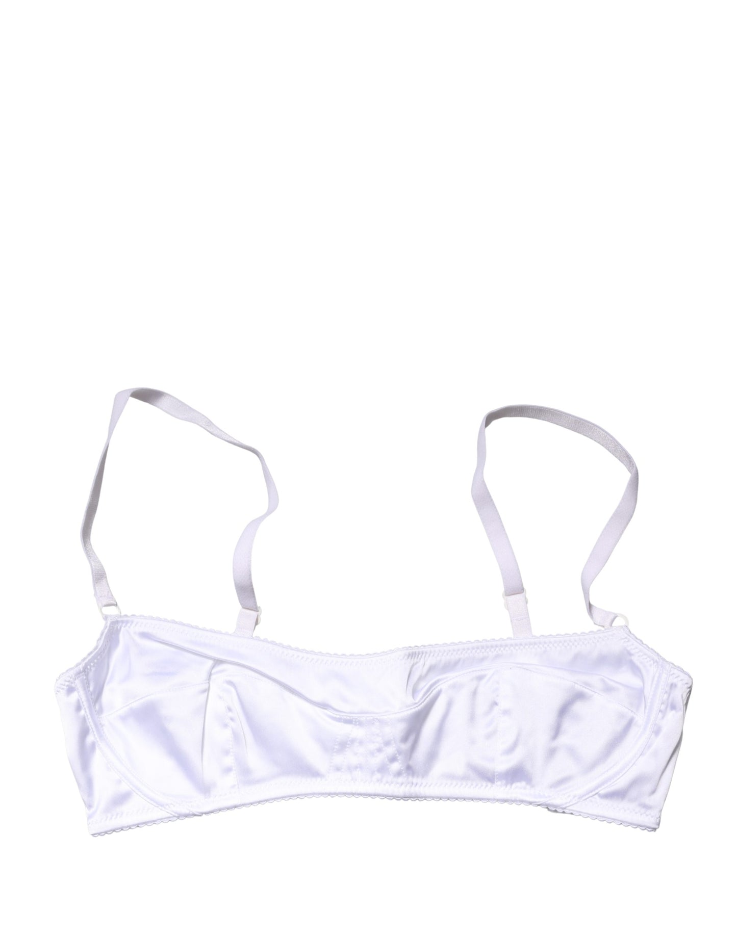 Soutien-gorge balconnet Dolce & Gabbana blanc semi-rembourré à armatures