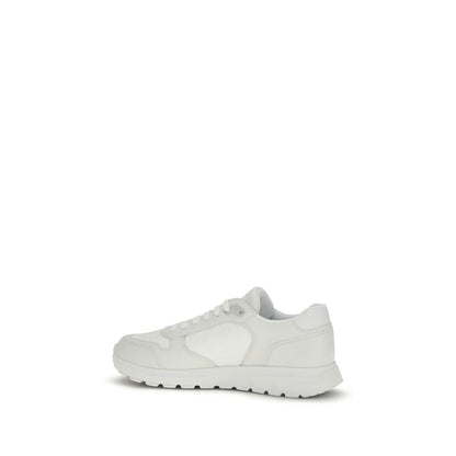 Prada White Recycled Polyamide Athletic Sneakers