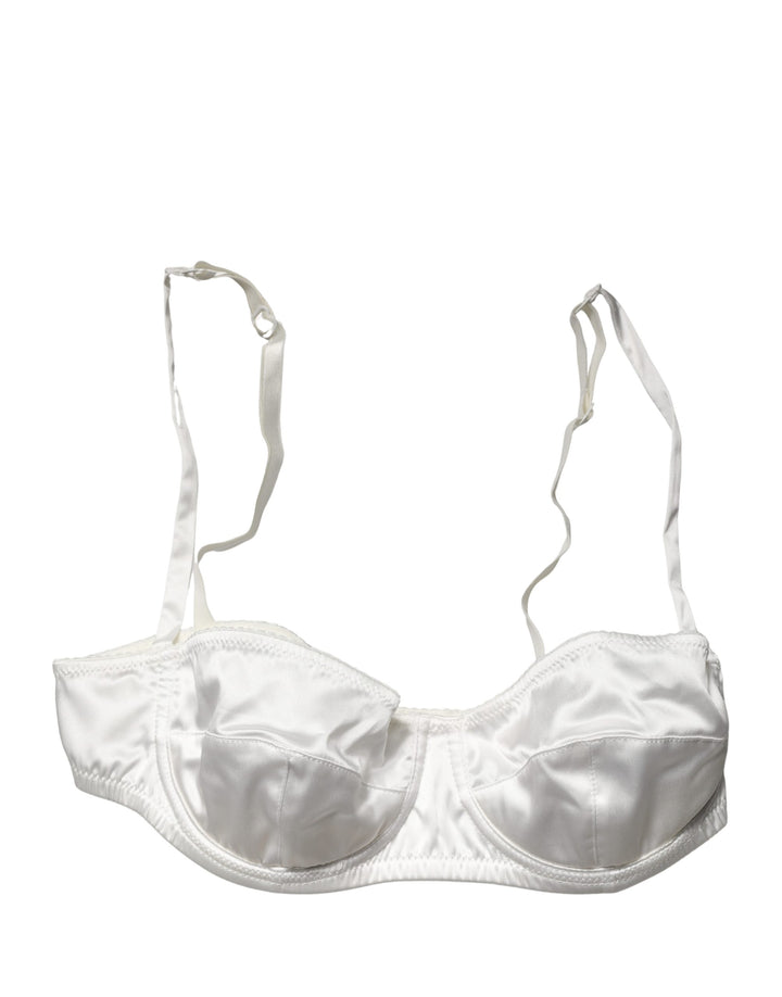 Sous-vêtement balconnet semi-rembourré à armatures blanc Dolce & Gabbana