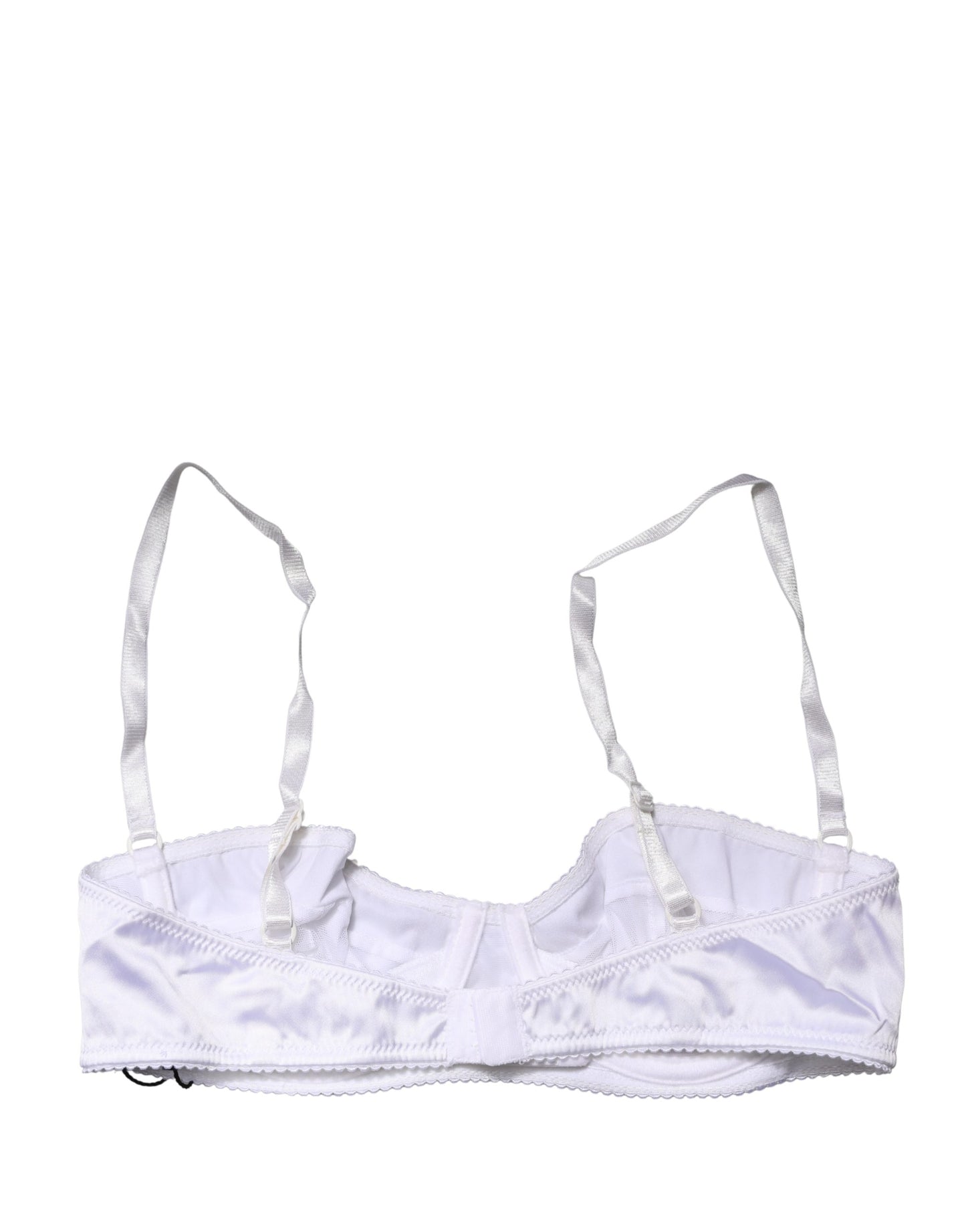 Soutien-gorge balconnet Dolce & Gabbana blanc semi-rembourré à armatures