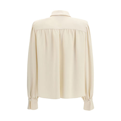 Valentino Beige Silk Shirt