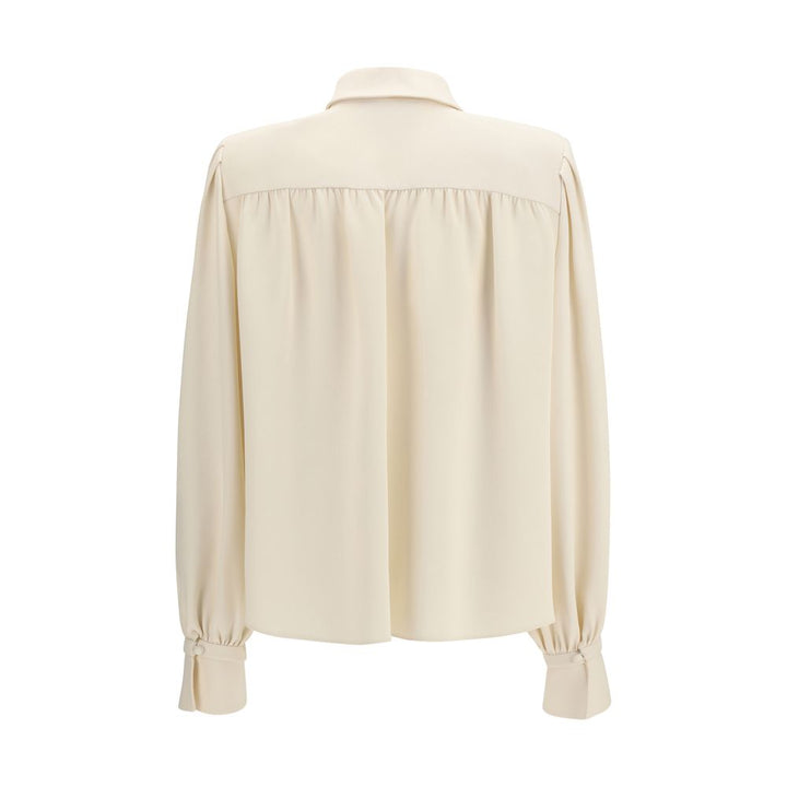 Valentino Beige Silk Shirt