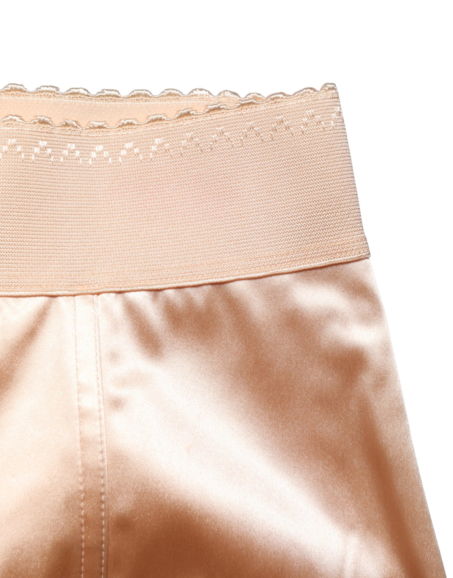 Braga Faja de Talle Alto de Seda Beige Mezclada Dolce & Gabbana