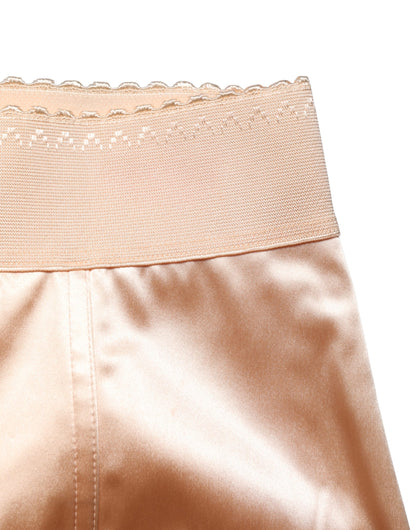 Braga Faja de Talle Alto de Seda Beige Mezclada Dolce & Gabbana