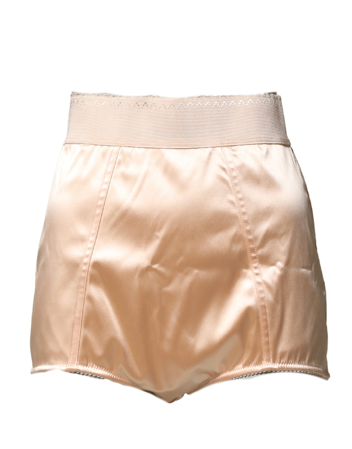Braga Faja de Talle Alto de Seda Beige Mezclada Dolce & Gabbana