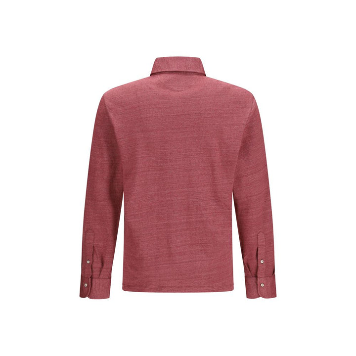 Polo Brunello Cucinelli en lin multicolore