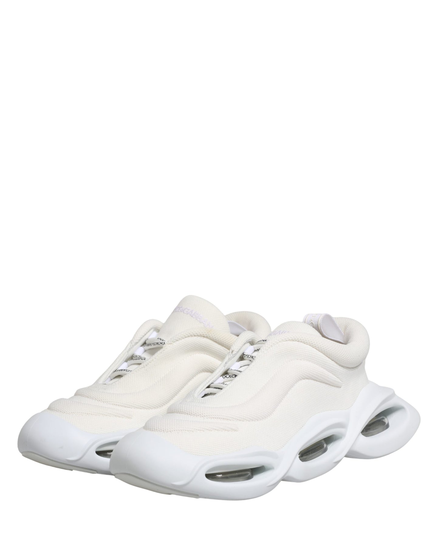 Zapatillas bajas blancas sin cordones Dolce & Gabbana Wave