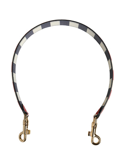 Correa para el Hombro de Piel a Rayas Multicolor Dolce & Gabbana