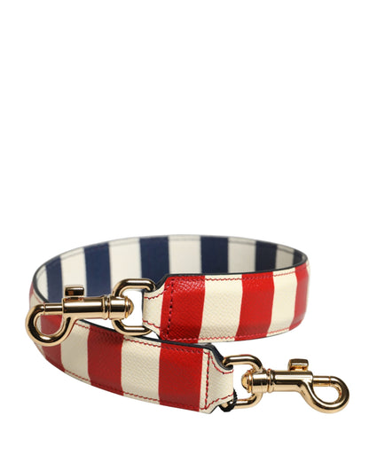 Correa para el Hombro de Piel a Rayas Multicolor Dolce & Gabbana