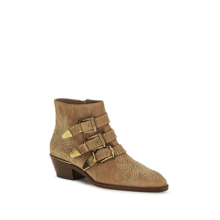 Chloé Multicolor Calf Leather Bos Taurus Ankle Boots