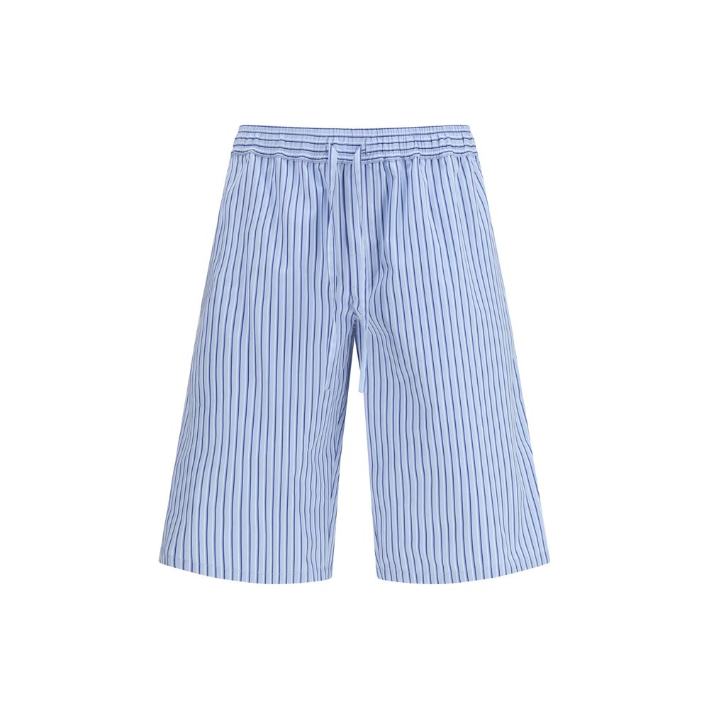 Dolce & Gabbana Multicolor Cotton Bermuda Shorts