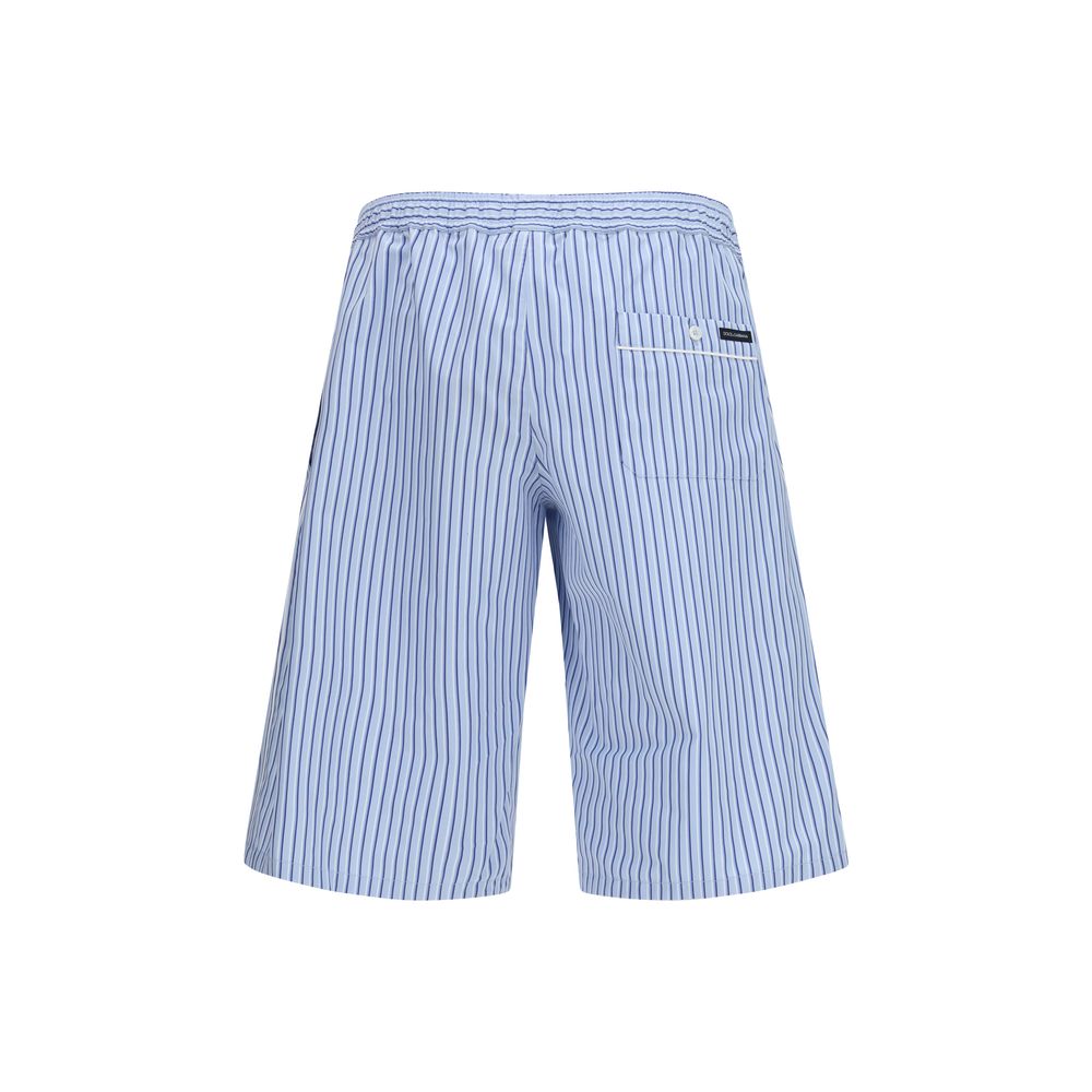 Dolce & Gabbana Multicolor Cotton Bermuda Shorts