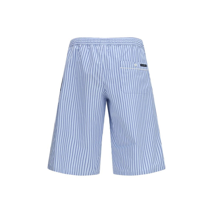 Dolce & Gabbana Multicolor Cotton Bermuda Shorts