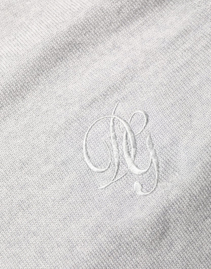 Dolce & Gabbana Gray Long Sleeves Crew Neck Pullover Sweater
