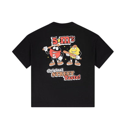5TATE OF MIND Black Cotton T-Shirt
