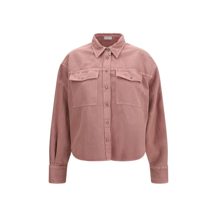Brunello Cucinelli Multicolor Denim Shirt