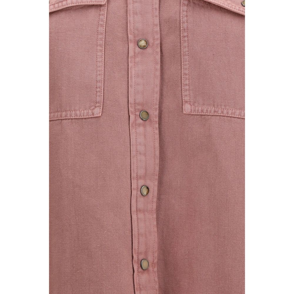 Brunello Cucinelli Multicolor Denim Shirt