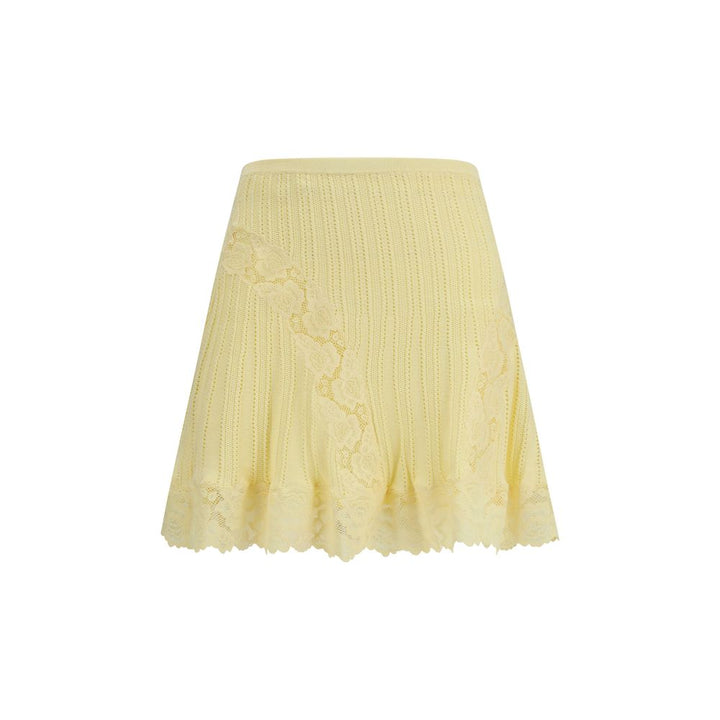 Self-Portrait Multicolor Viscose Mini Skirt
