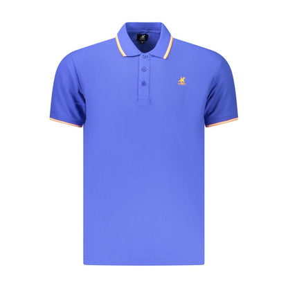 U.S. Grand Blue Cotton Men's Polo