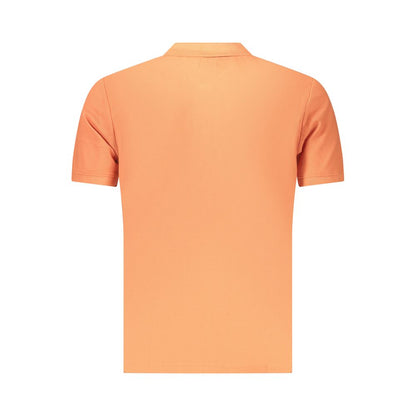U.S. Grand Orange Cotton Men's Polo Shirt
