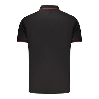 U.S. Grand Black Cotton Men Polo