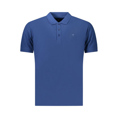 U.S. Grand Blue Cotton Mens Polo