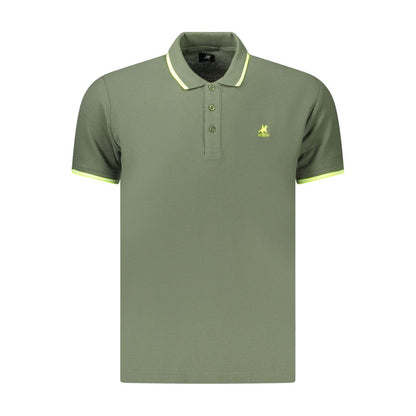 U.S. Grand Green Cotton Men's Polo