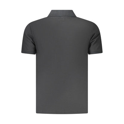 U.S. Grand Polo Black Cotton Men's Polo Shirt