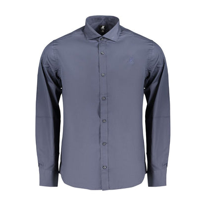 U.S. Grand Blue Cotton Men's Shirt