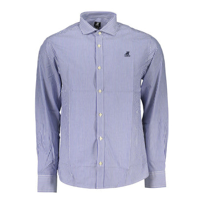 U.S. Grand Blue Cotton Men's Shirt
