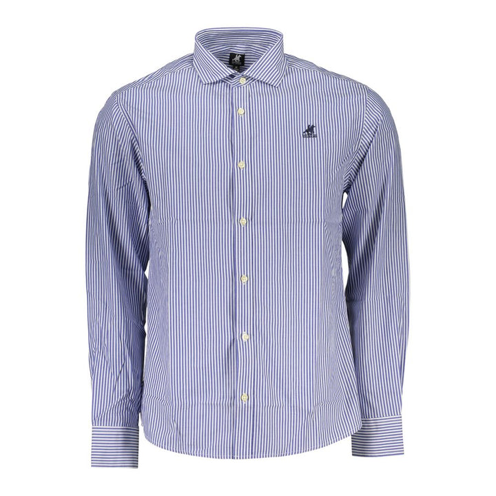 U.S. Grand Blue Cotton Men's Shirt