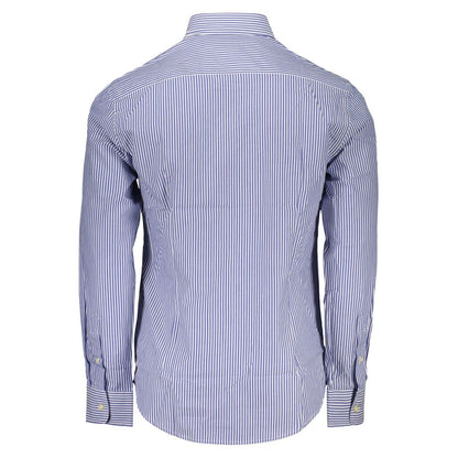 U.S. Grand Blue Cotton Men's Shirt