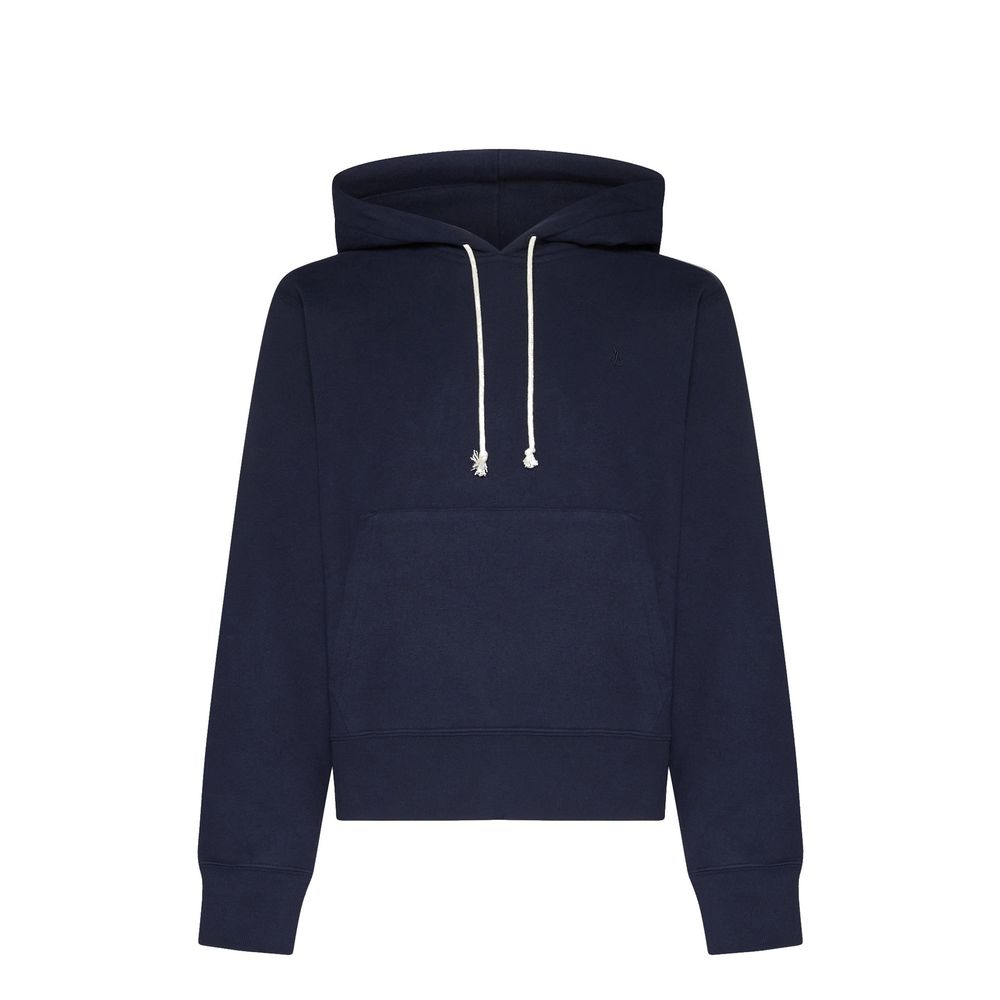 Saint Laurent Blue Cotton Sweatshirt