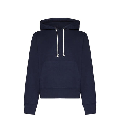 Saint Laurent Blue Cotton Sweatshirt