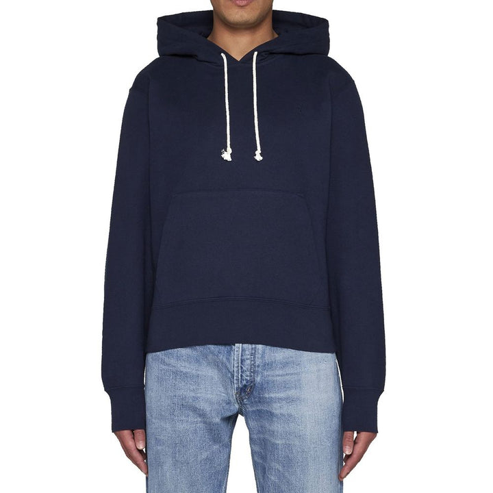 Saint Laurent Blue Cotton Sweatshirt